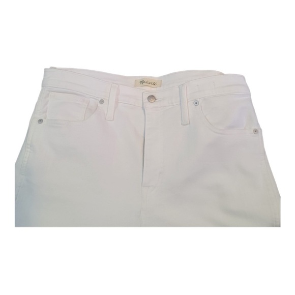 MADEWELL 10 Inch High Rise White Skinny Jeans Size 23 - Picture 5 of 6